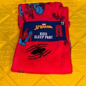 Marvel Spider-Man Kids Pajama Pants - Red and Blue sz XS